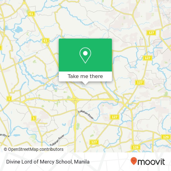 Divine Lord of Mercy School map