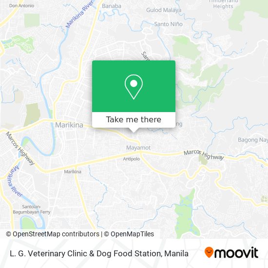 L. G. Veterinary Clinic & Dog Food Station map