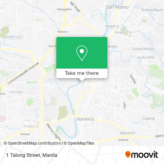 1 Talong Street map