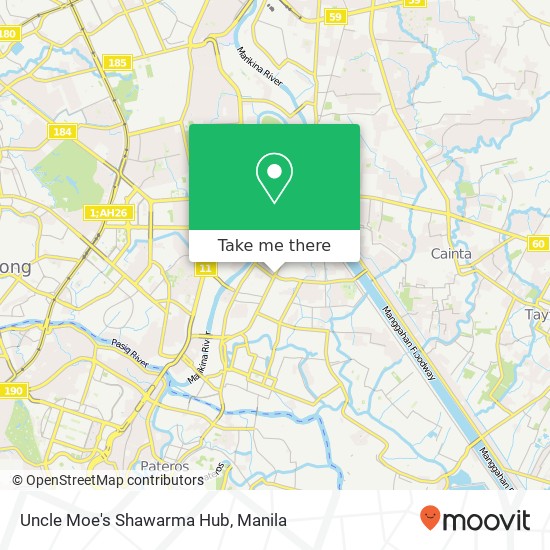 Uncle Moe's Shawarma Hub map