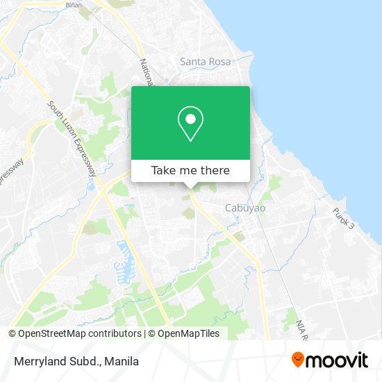 Merryland Subd. map