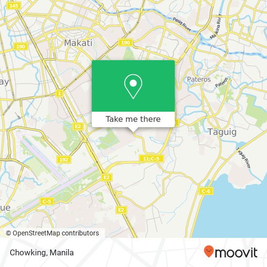 Chowking map