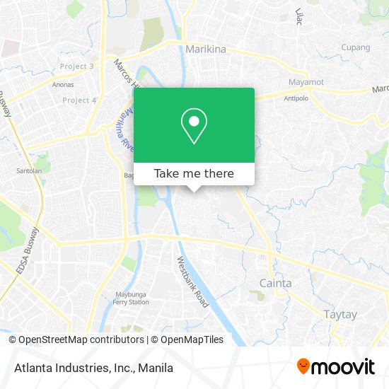 Atlanta Industries, Inc. map