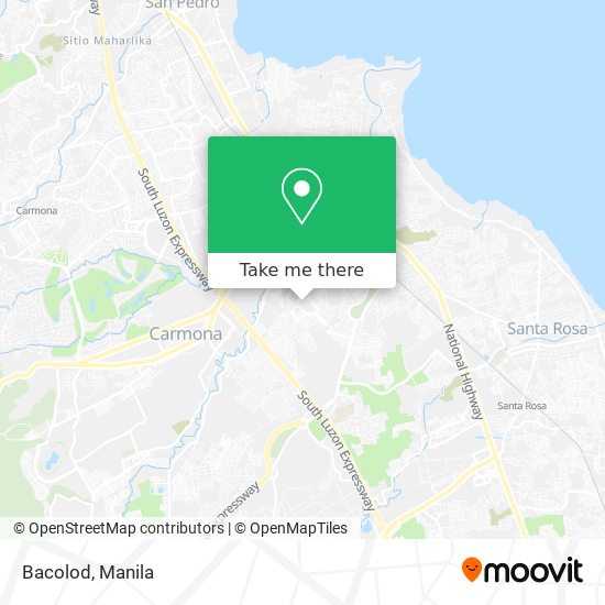 Bacolod map