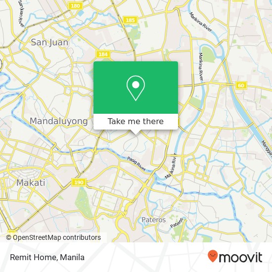 Remit Home map