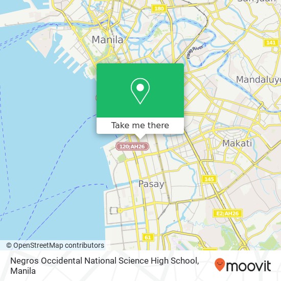 Negros Occidental National Science High School map