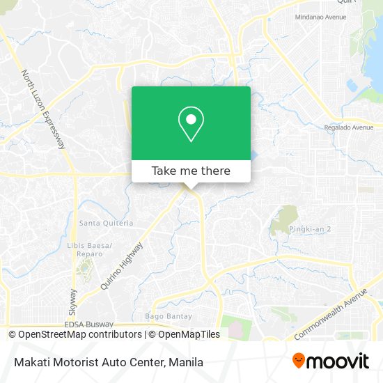 Makati Motorist Auto Center map