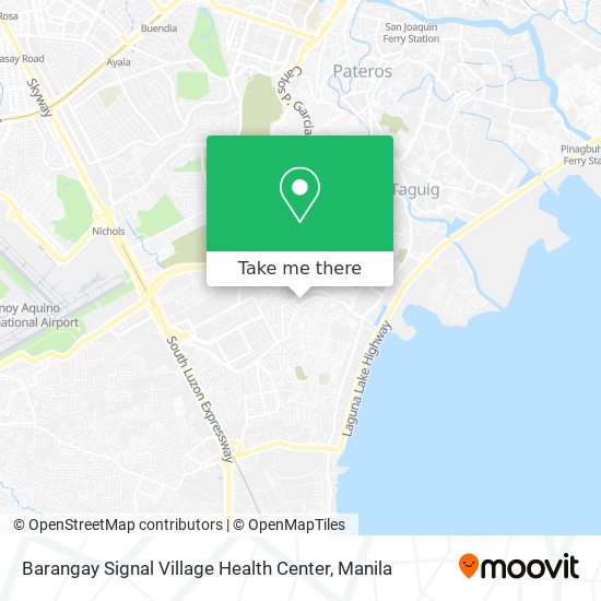 Barangay Signal Village Health Center map