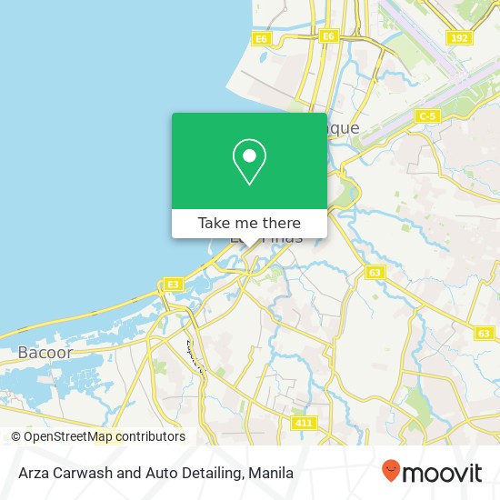 Arza Carwash and Auto Detailing map