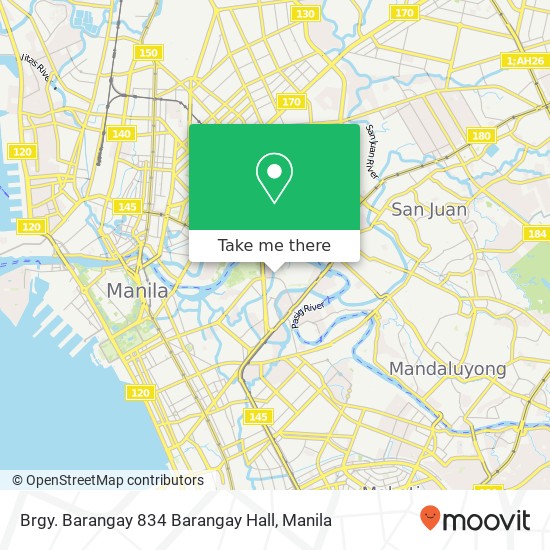 Brgy. Barangay 834 Barangay Hall map