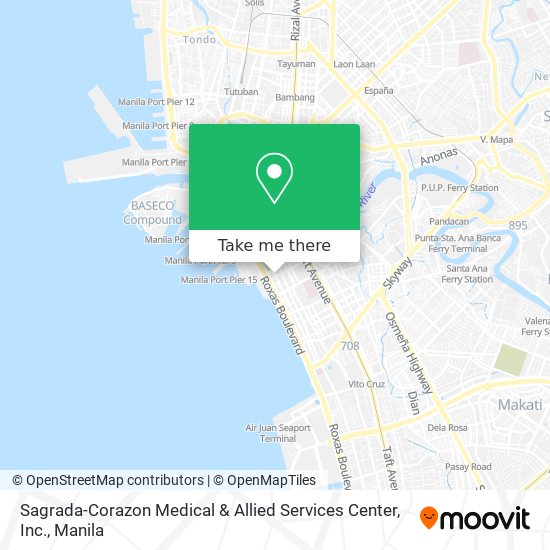 Sagrada-Corazon Medical & Allied Services Center, Inc. map