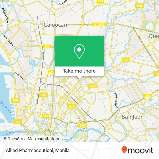 Allied Pharmaceutical map