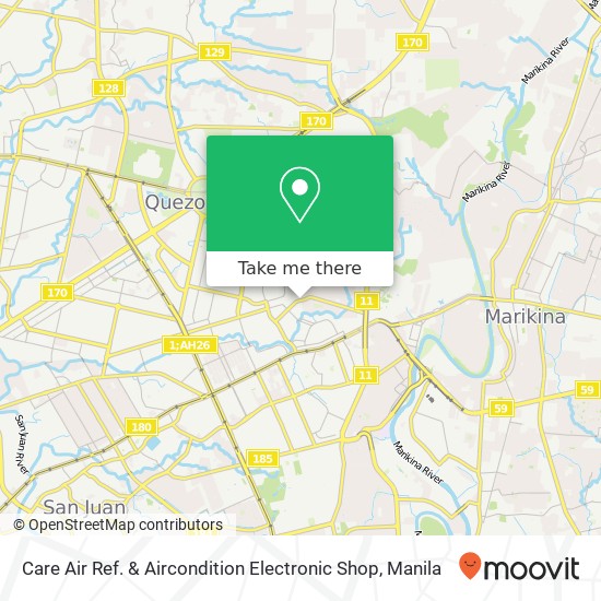 Care Air Ref. & Aircondition Electronic Shop map