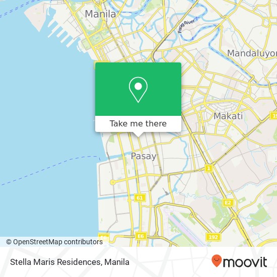 Stella Maris Residences map