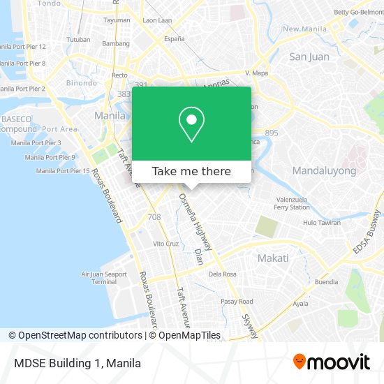 MDSE Building 1 map