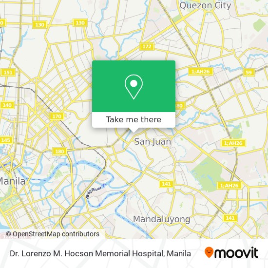 Dr. Lorenzo M. Hocson Memorial Hospital map