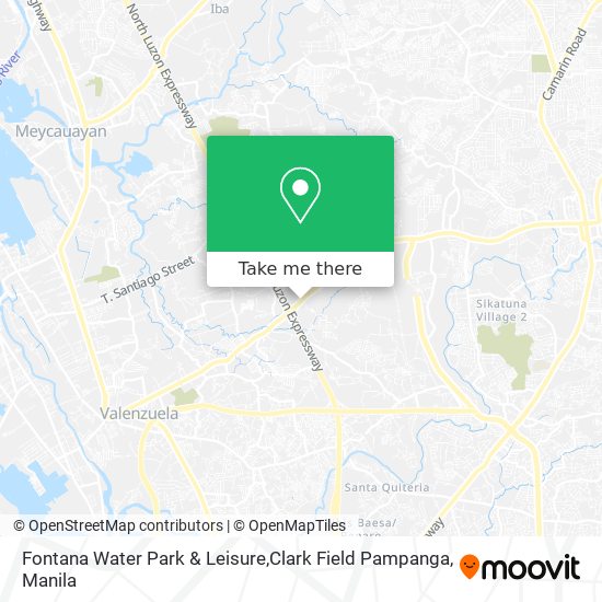 Fontana Water Park & Leisure,Clark Field Pampanga map