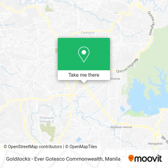 Goldilocks - Ever Gotesco Commonwealth map