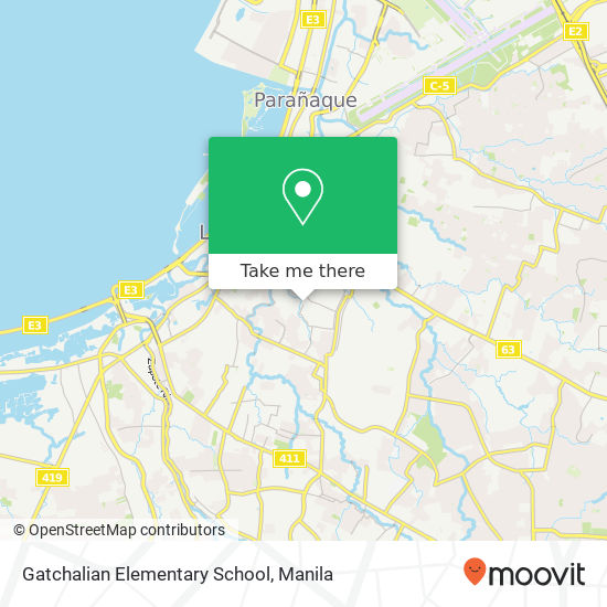 Gatchalian Elementary School map