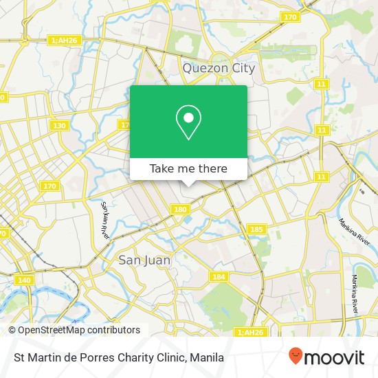 St Martin de Porres Charity Clinic map