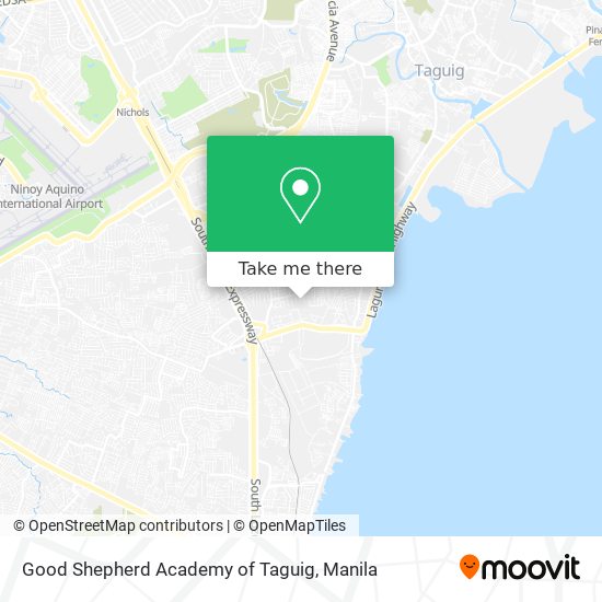 Good Shepherd Academy of Taguig map