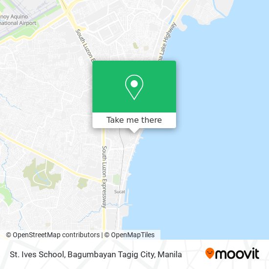St. Ives School, Bagumbayan Tagig City map