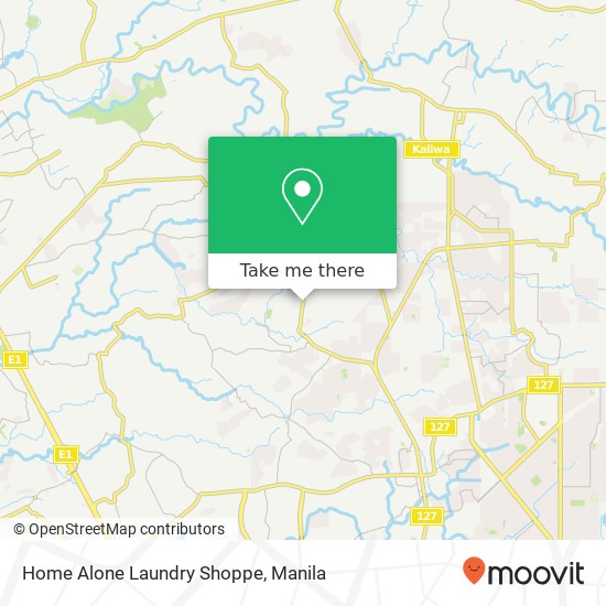 Home Alone Laundry Shoppe map