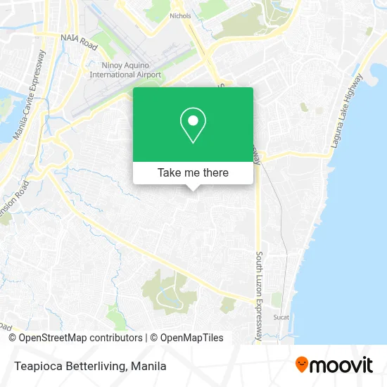 Teapioca Betterliving map