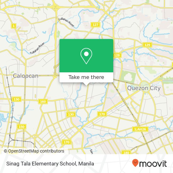 Sinag Tala Elementary School map