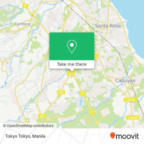 Tokyo Tokyo, Sta. Rosa Opas Pulong Santa Cruz, Santa Rosa, 4026 map