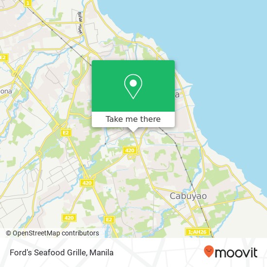 Ford's Seafood Grille, Macabling, Santa Rosa map