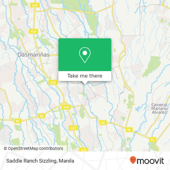 Saddle Ranch Sizzling, San Luis II, Dasmariñas, 4114 map