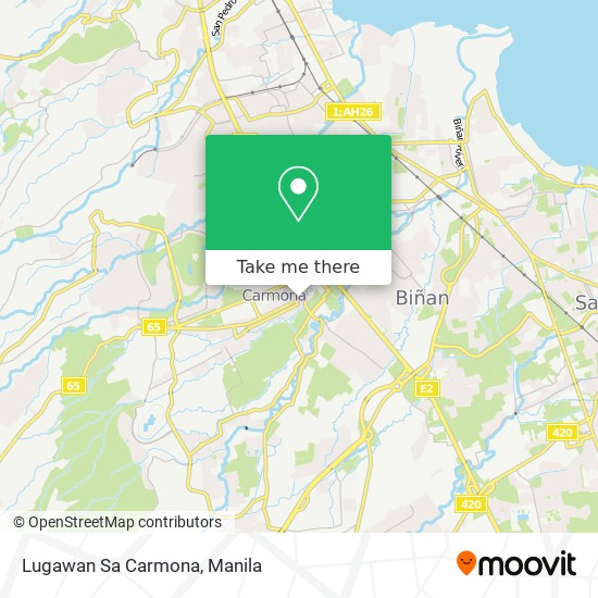 Lugawan Sa Carmona map