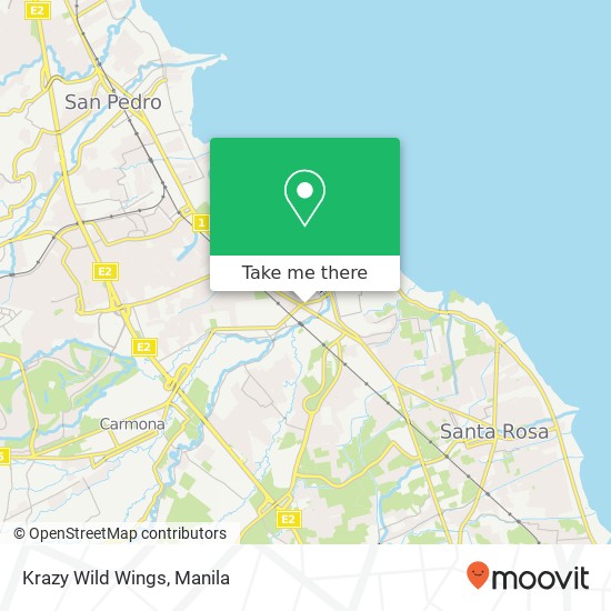 Krazy Wild Wings, P. Burgos St San Vicente, Biñan, 4024 map