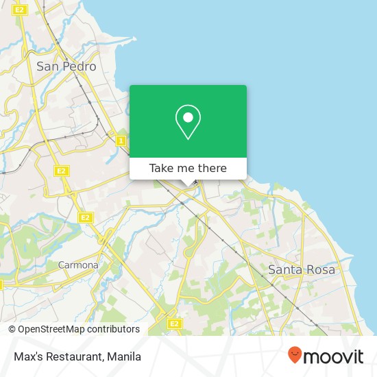 Max's Restaurant, Gen. Capinpin St San Vicente, Biñan, 4024 map