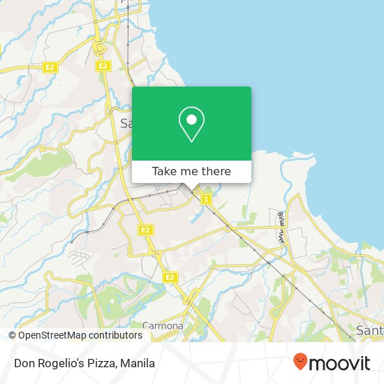 Don Rogelio's Pizza, San Vicente, San Pedro map