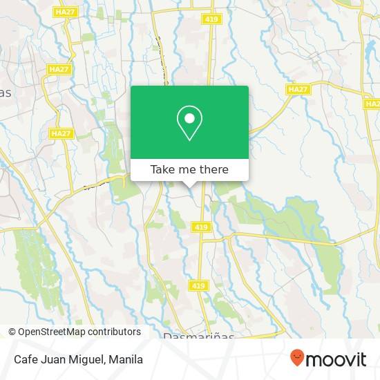 Cafe Juan Miguel, Anabu II-B, Imus, 4103 map