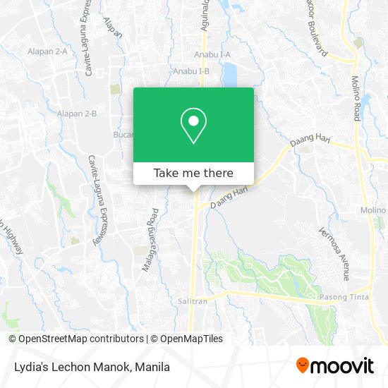 Lydia's Lechon Manok map