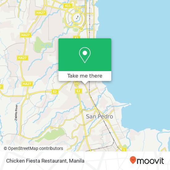 Chicken Fiesta Restaurant, National Hwy Tunasan, Muntinlupa map