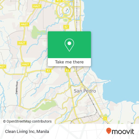Clean Living Inc, Tunasan, Muntinlupa map