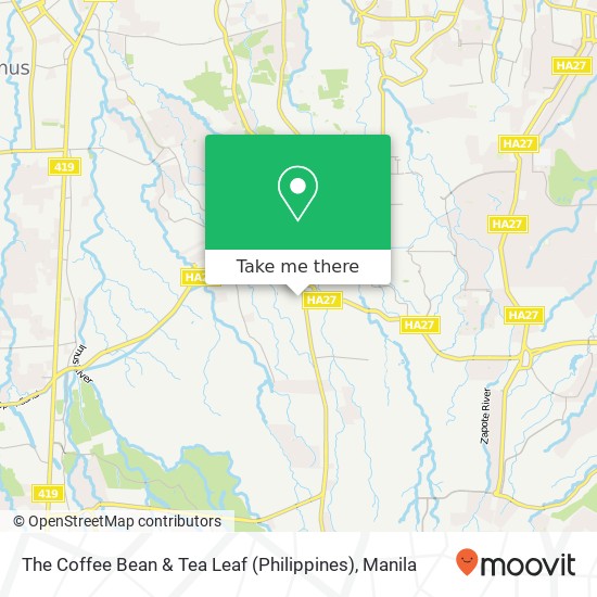 The Coffee Bean & Tea Leaf (Philippines), Molino III, Bacoor map