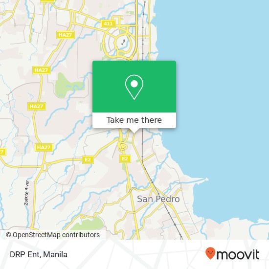 DRP Ent, National Hwy Tunasan, Muntinlupa map