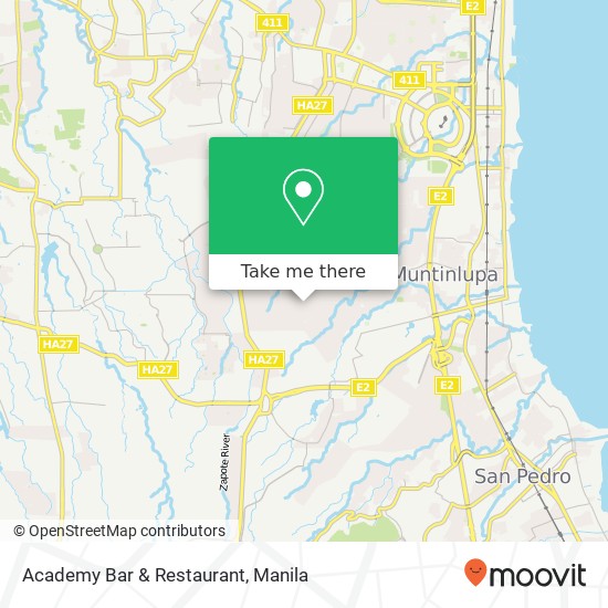 Academy Bar & Restaurant map