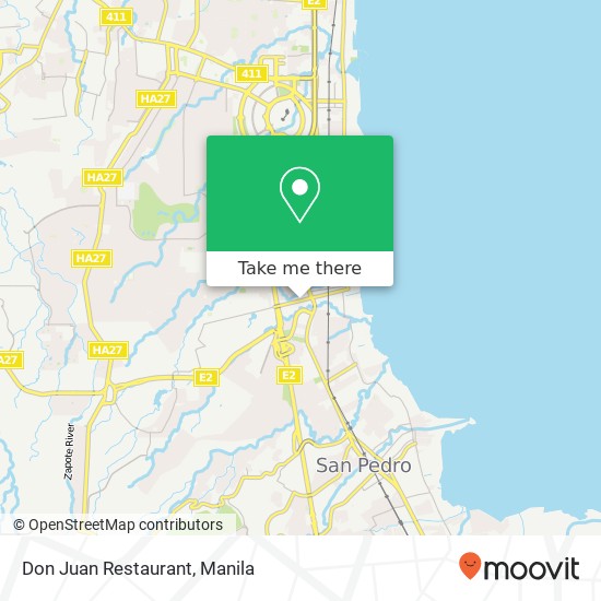 Don Juan Restaurant, N. Insular Prison Rd Poblacion, Muntinlupa map