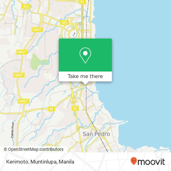 Kerimoto, Muntinlupa, Rizal Poblacion, Muntinlupa map