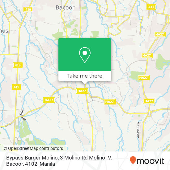 Bypass Burger Molino, 3 Molino Rd Molino IV, Bacoor, 4102 map