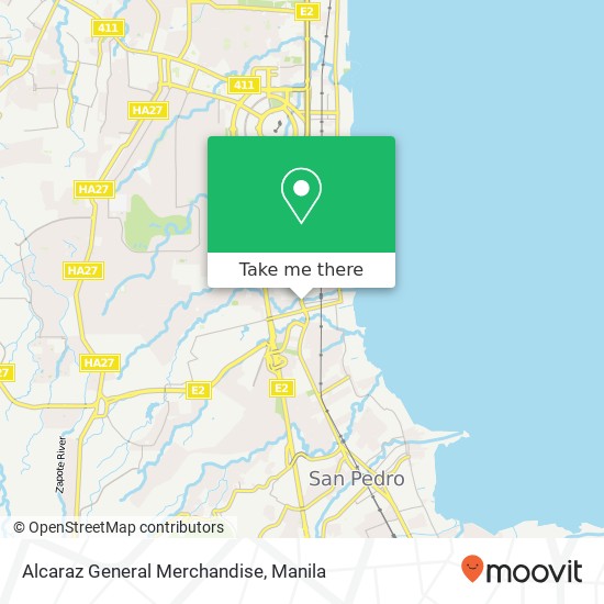 Alcaraz General Merchandise, National Hwy Poblacion, Muntinlupa map