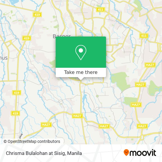 Chrisma Bulalohan at Sisig map