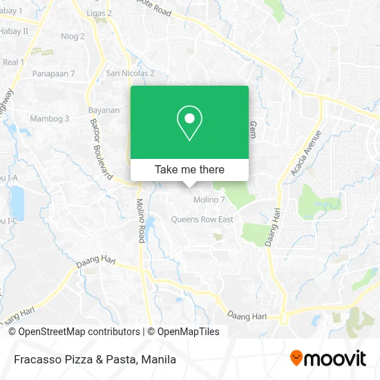Fracasso Pizza & Pasta map