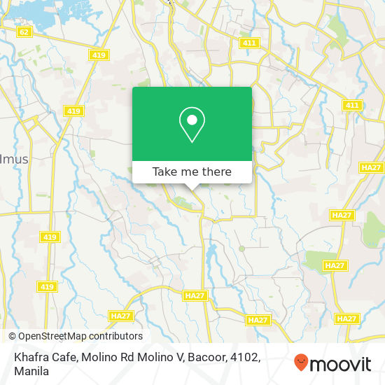 Khafra Cafe, Molino Rd Molino V, Bacoor, 4102 map